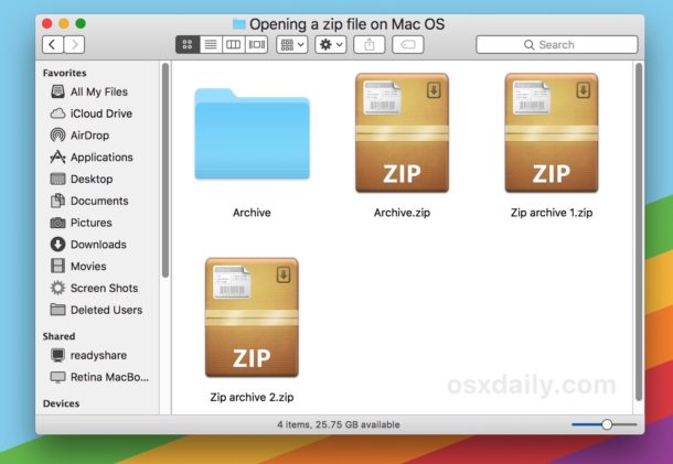 Zip File App For Mac